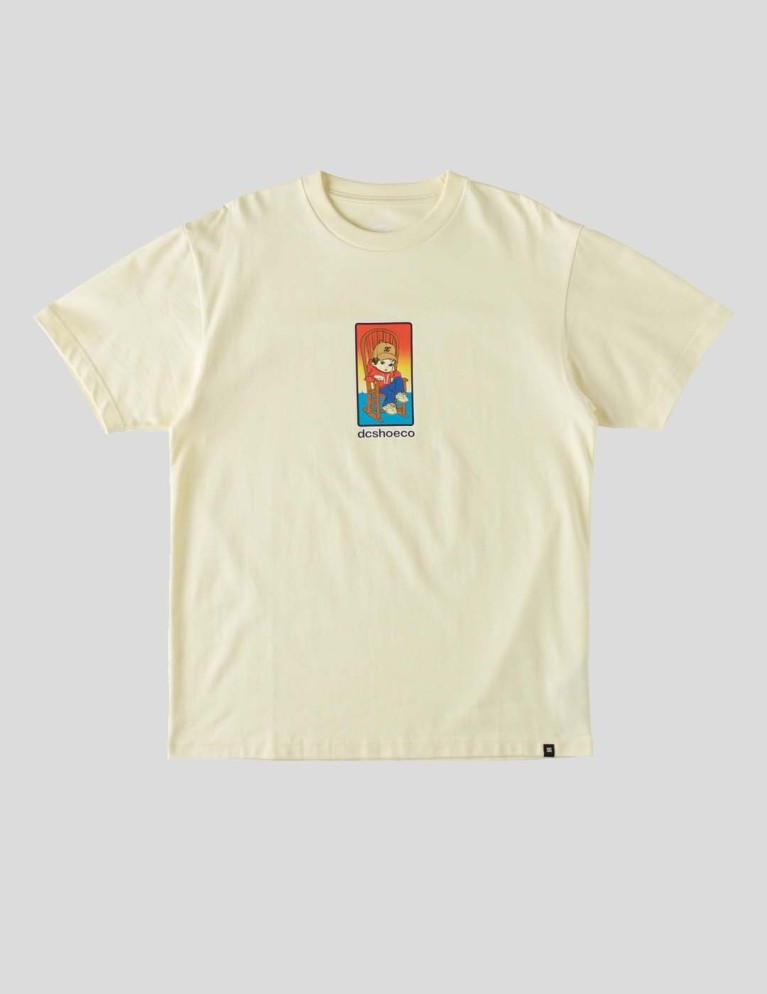 T-shirt DC johns house tee yellow